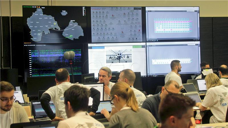 ESTONIA NATO DEFENCE CYBER EXERCISE