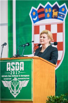 ASDA 2017 military industry show opens in Split