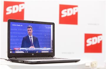 Konferencija za medije predsjednika SDP-a.