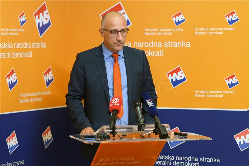 Croatian People's Party press conference