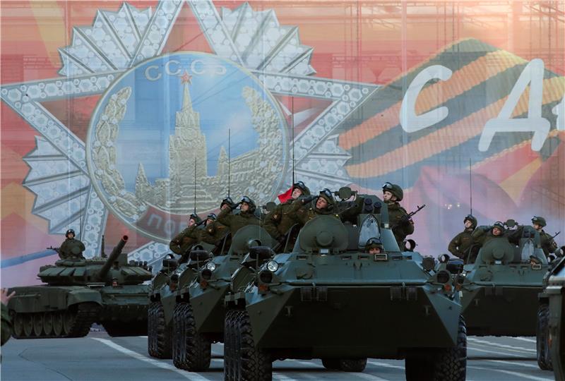 RUSSIA REHERSAL OF THE VICTORY DAY PARADE