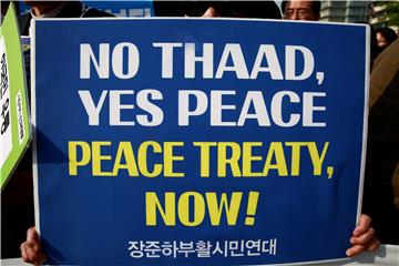 SOUTH KOREA DEFENSE PROTEST THAAD