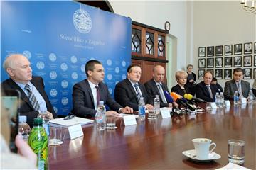 Konferencija za novinare Sveučilišta u Zagrebu