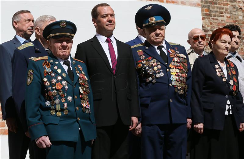 RUSSIA MEDVEDEV WWII VETERANS