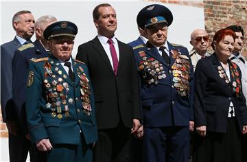 RUSSIA MEDVEDEV WWII VETERANS