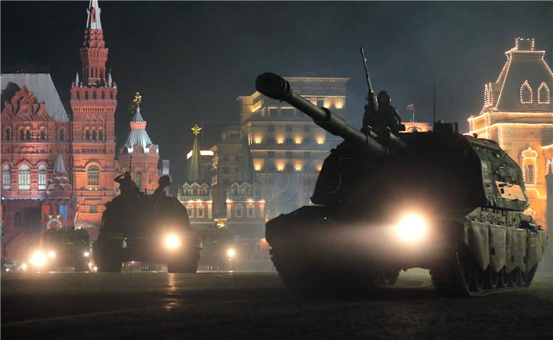 RUSSIA VICTORY DAY PARADE REHEARSAL