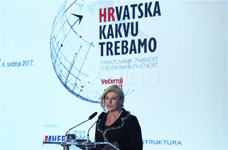 Grabar-Kitarovic says there can't be progress without political stability