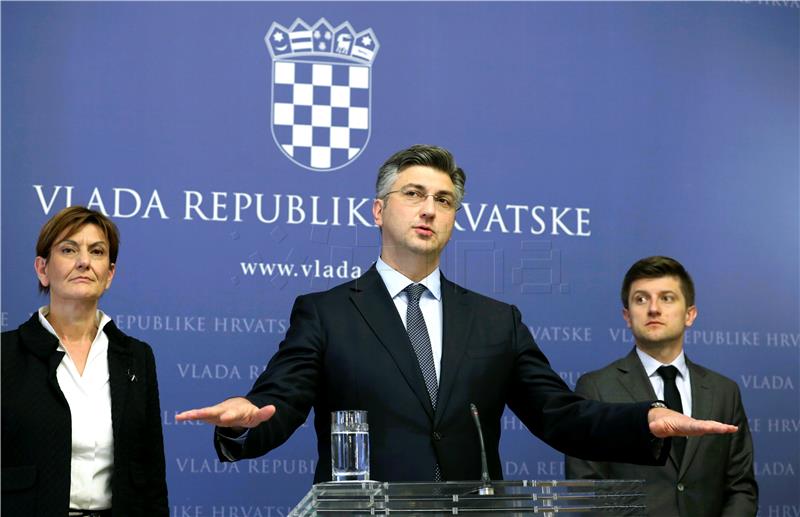 Plenković: Inicijativa oporbe o rušenju Marića doživjela poraz