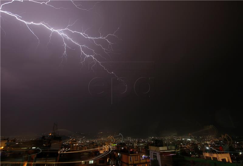 NEPAL WEATHER LIGHTNING