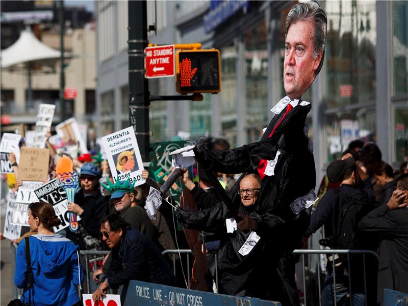 USA NEW YORK TRUMP DEMONSTRATIONS