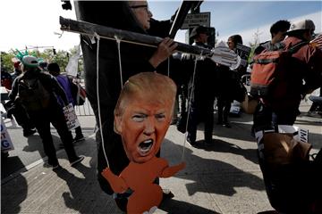 USA TRUMP PROTESTS NEW YORK