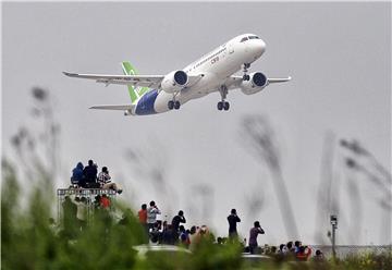 CHINA COMAC C919 FIRST TEST FLIGHT