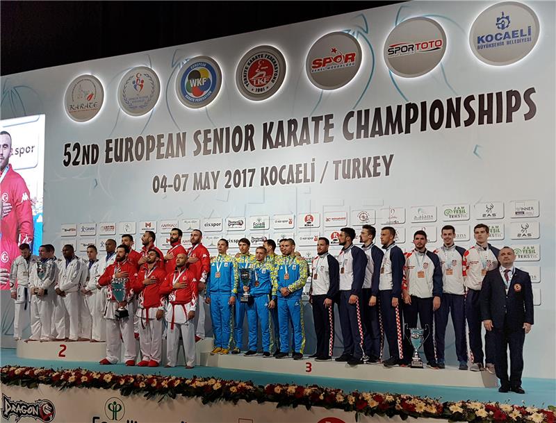 EP karate: Hrvatska muška reprezentacija u borbama brončana 