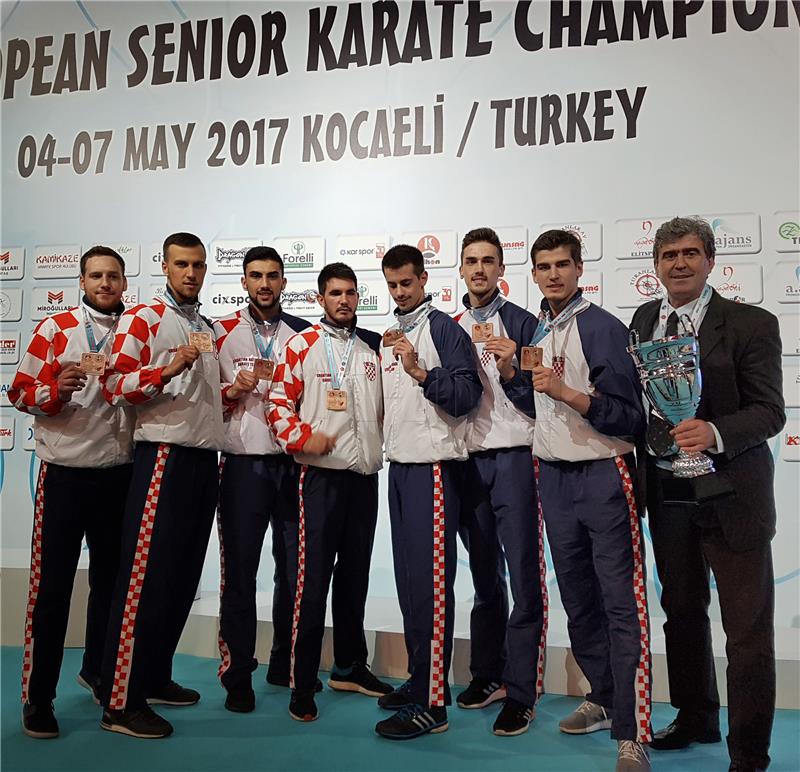 EP karate: Hrvatska muška reprezentacija u borbama brončana 