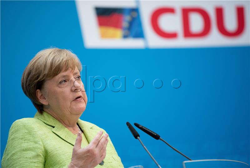 CDU celebrates election results in Schleswig-Holstein