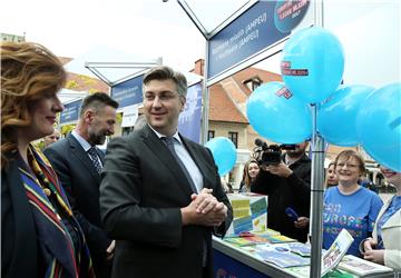 Europe Day marking in Zagreb