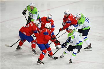 SP Hokej: Slovenija-Norveška 1-5 