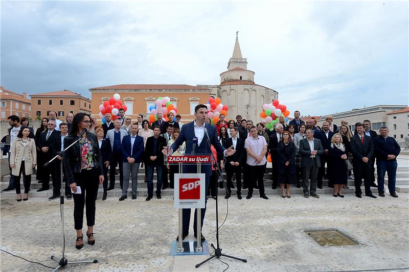 SDP u Zadru predstavio liste za Gradsko vijeće i Županijsku skupštinu