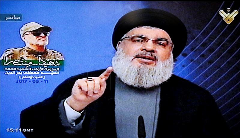 LEBANON HEZBOLLAH NASRALLAH TV ADDRESS