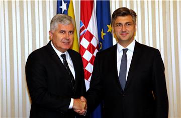 Plenković najavio potporu BiH za stjecanje statusa kandidata s EU