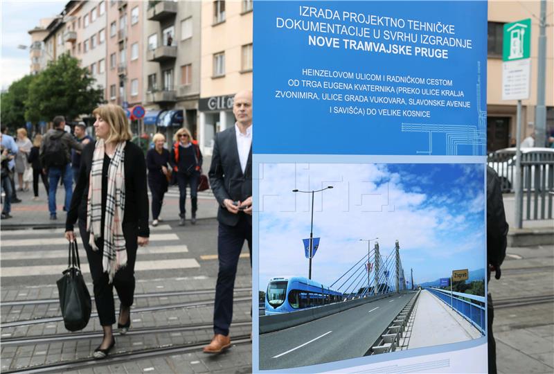 Gradonačelnik Bandić predstavio Projekt nove tramvajske pruge od Kvaternikova trga do Velike Kosnice