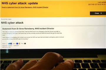 BRITAIN NHS CYBER ATTACK