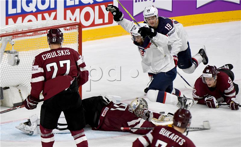 Ice Hockey World Championship: Latvia vs. USA