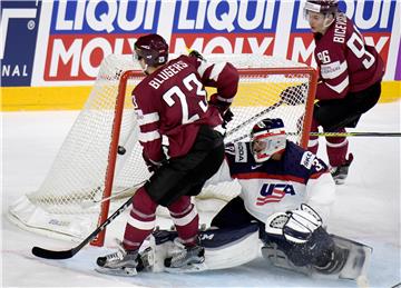 Ice Hockey World Championship: Latvia vs. USA