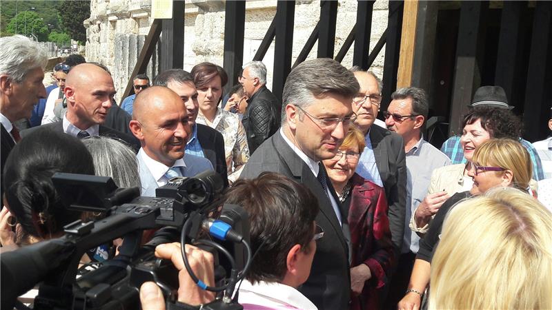 Plenković u Puli: Istra je izrazito važna za razvoj ovog dijela Hrvatske