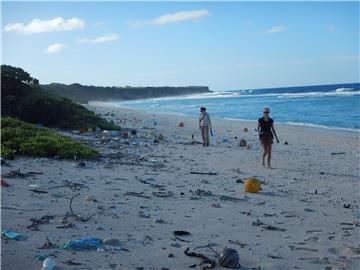 BRITISH OVERSEAS TERRITORIES HENDERSON ISLAND PLASTIC WASTE