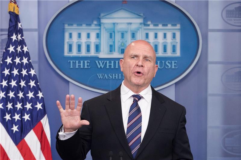 USA GOVERNMENT WHITE HOUSE MCMASTER