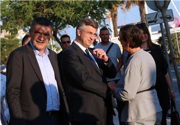 Premijer Plenković podržao kandidate na šibenskoj listi