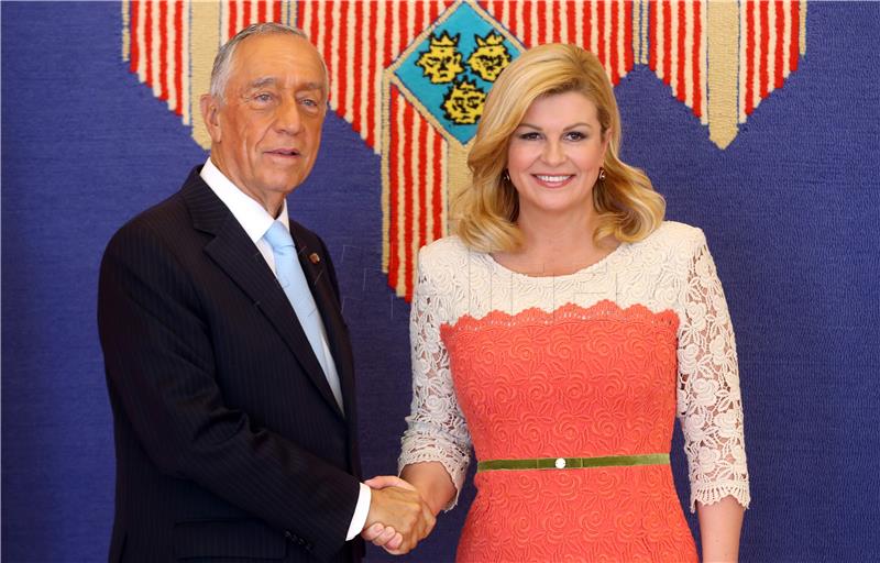 Croatian and Portuguese presidents discuss closer ties