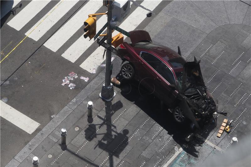 USA PEDESTRIANS STRUCK NYC