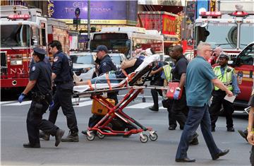 USA PEDESTRIANS STRUCK NYC