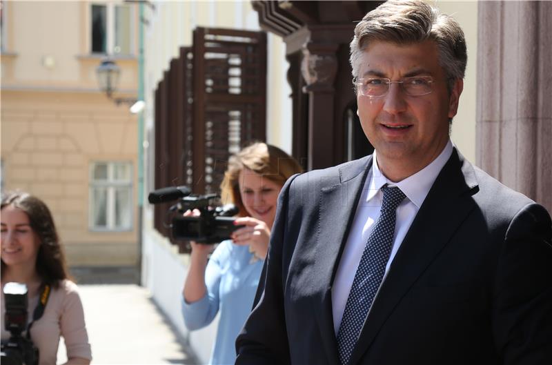  Premijer Plenković primio portugalskog predsjednika Marcela Rebela de Sousu