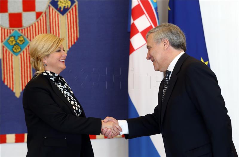 Grabar-Kitarovic and Tajani underscore importance of unity and solidarity for EU27