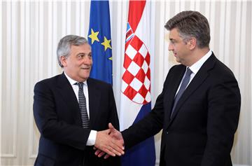 EP President tells PM that EU supports Croatia