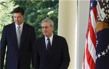 (FILE) USA FBI COMEY MUELLER