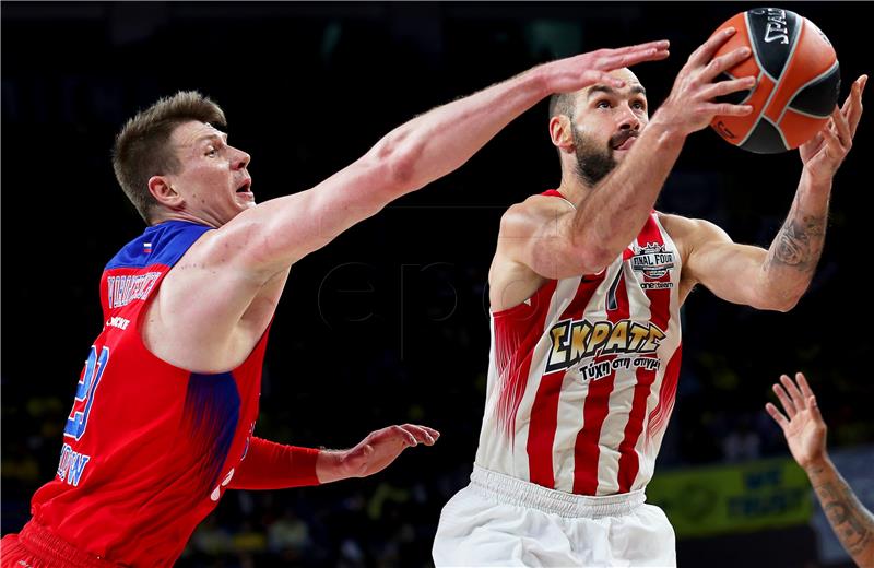 Euroliga: Olympiakos prvi finalist