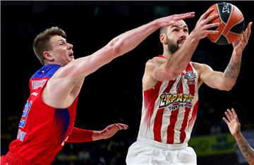 Euroliga: Olympiakos prvi finalist