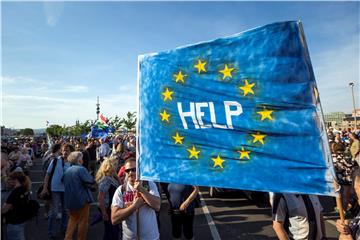 HUNGARY OPPOSITION PROTEST