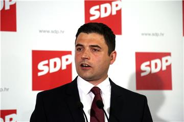 Izjava za medije Davora Bernardića u izbornom stožeru SDP-a