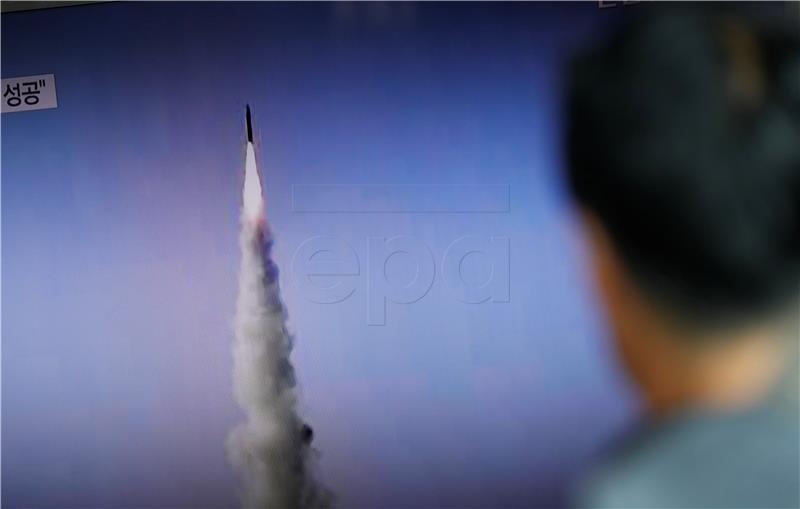 SOUTH KOREA NORTH KOREA BALLISTIC MISSILE