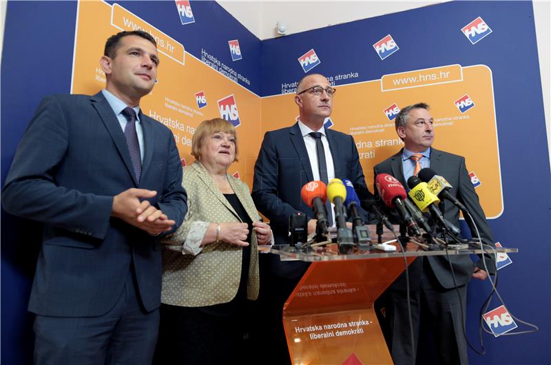 Tiskovna konferencija HNS-a