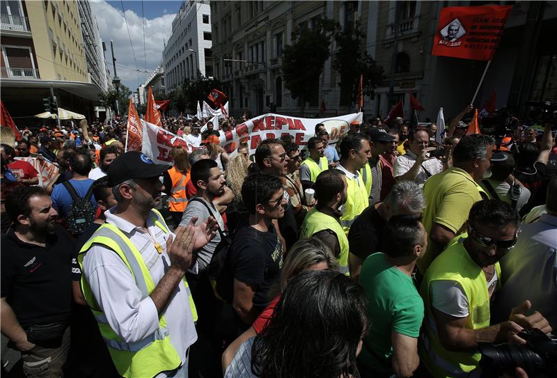 GREECE LABOR PROTEST