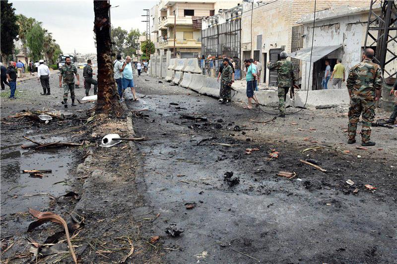 SYRIA HOMS BLAST CONFLICT