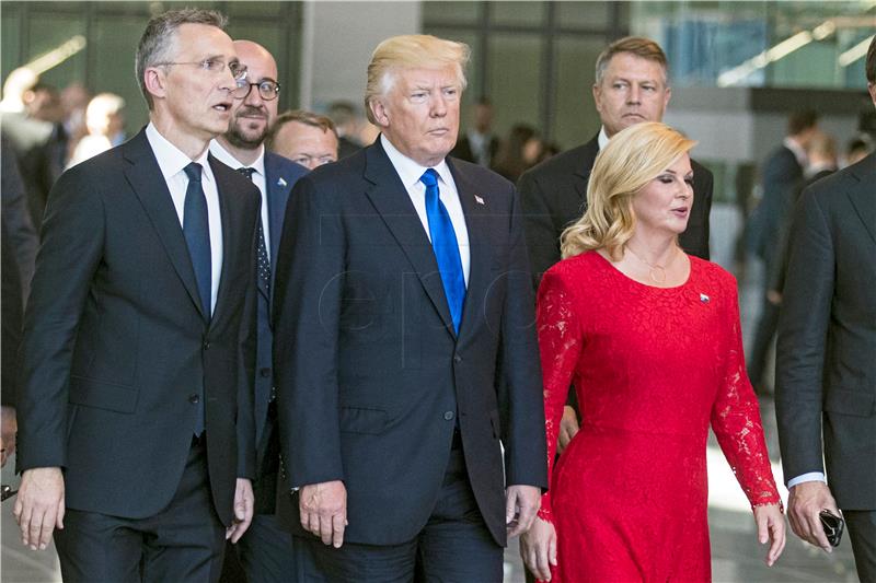 Croatian president invites Trump, Macron to visit Croatia