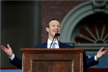 USA MARK ZUCKERBERG HARVARD