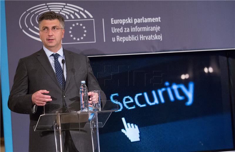 Plenković: Prijetnja terorizma je realnost Europe